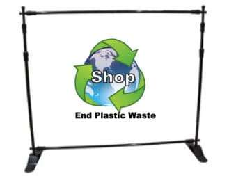large format banner stand