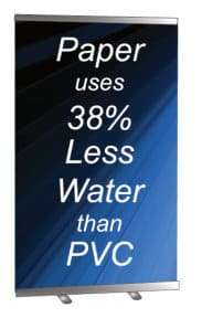 large format banner stand