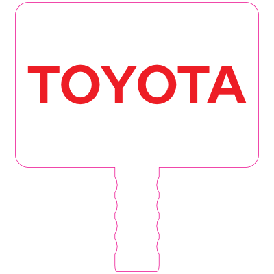 Handheld Signs for Events