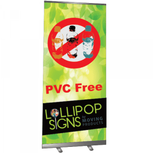 repositionable pvc free sign