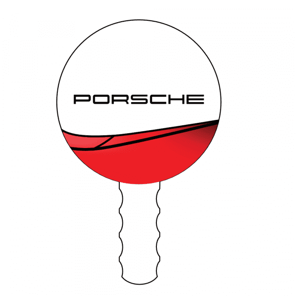 Porsche Hand Held Sign