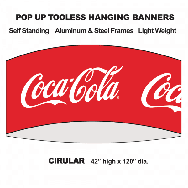 Tooless Hanging Banner