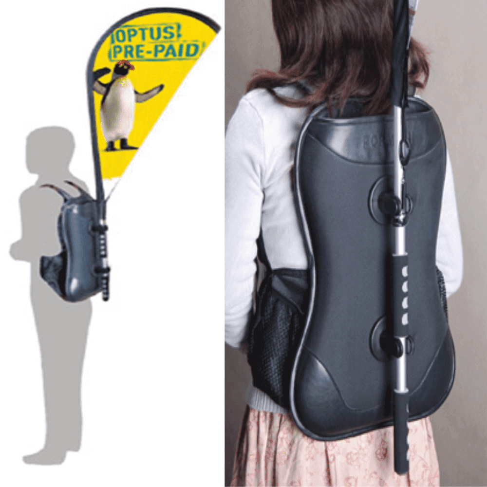 Handsfree Backpack Flags