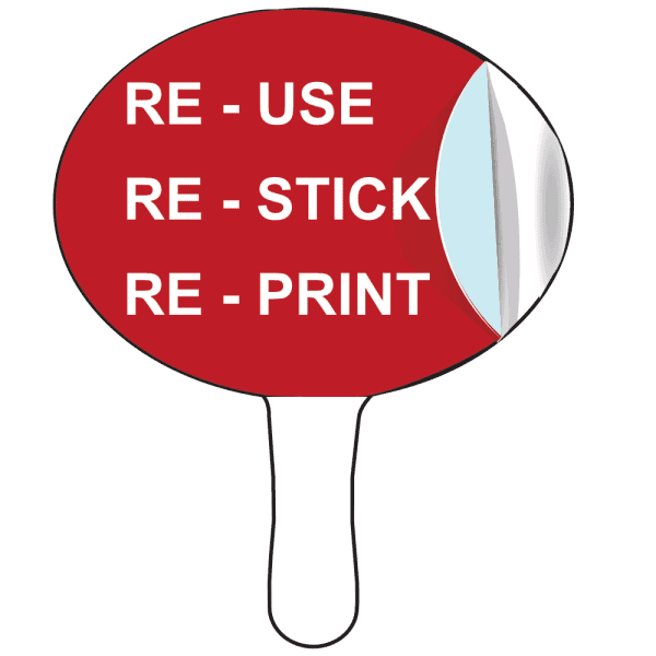 You Print hand held event signs