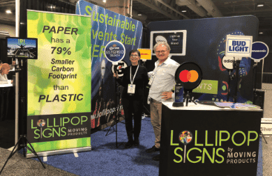 AMEX INTER[action] showcases Lollipop Signs | Lollipop Signs