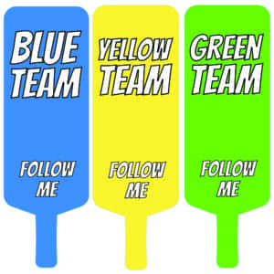 Hand Held Event Signage