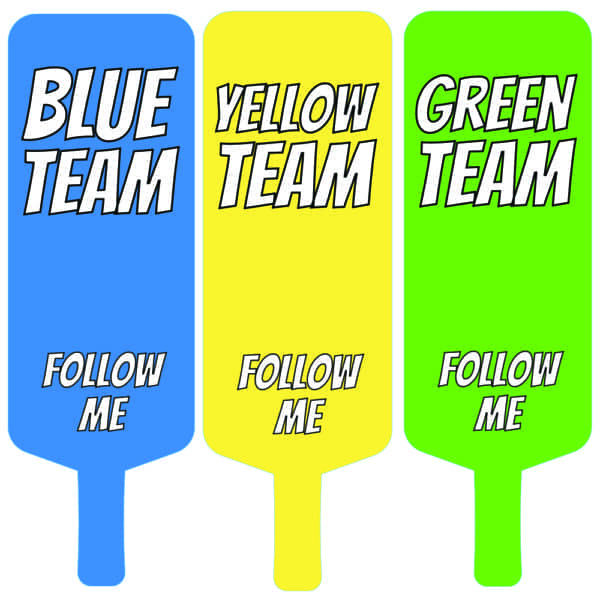 Hand Held Event Signage