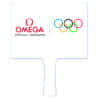 Omega Official Timekeeper sign with Olympic rings | Lollipop Signs