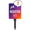 Custom Event sign with Monopole