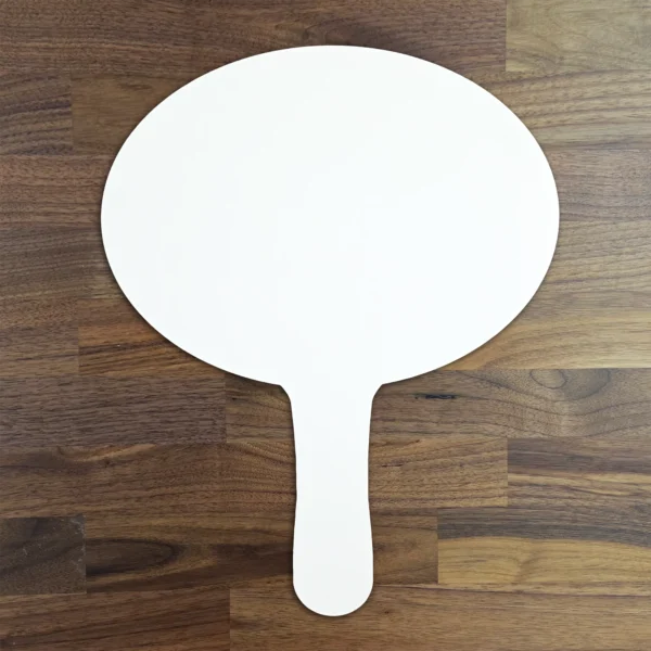 Lollipop Signs U-Print Blank Oval Paddle