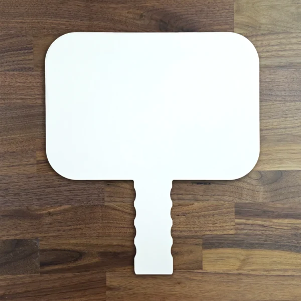 Lollipop Signs U-Print Blank Rectangle Paddle